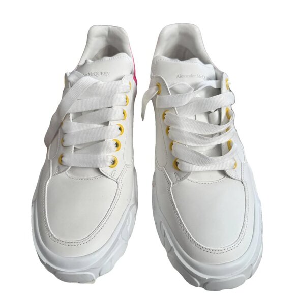 Alexander McQueen Shoes - Alexander McQueen white tennis shoes